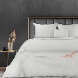 Eurofirany Koc narzuta 150x200 Lea Premium kremowy pomarańczowy