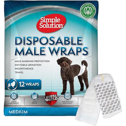 Simple Solution Insta Shield Pieluchy dla Psa, Biały,