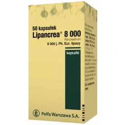 LIPANCREA 8000, 50 kapsułek