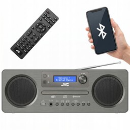 Mikrowieża Jvc RD-E861B-DAB Bt CD MP3 Usb Pilot