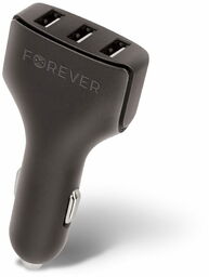 Ładowarka samochodowa Forever - 3x USB 4.8A Fast