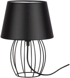 Lampa stołowa Merano 1xE27 maks. 25W Czarny metal/czarny
