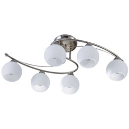 Lindby - Svean 6 Lampa Sufitowa White/Nickel