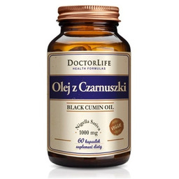 DOCTOR LIFE_Black Cumin Oil olej z czarnuszki 1000mg
