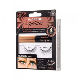 KISS Zestaw Lure (rzęsy magnetyczne + eyeliner) 1op