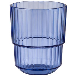 Szklanka z tritanu LINEA, kolor niebieski 150 ml,