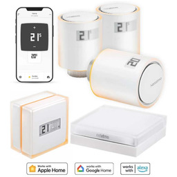 NETATMO ZESTAW - Termostat + 3x Głowica Termostatyczna