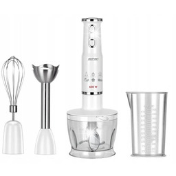 Blender ręczny MPM MBL 43 biały 600W zestaw