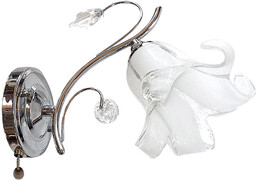 Kinkiet ścienny VEN K-3691/1 CHROM szklana crystal glamour
