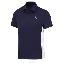 Koszulka tenisowa Fila Polo Piero granatowa M