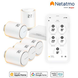 Zestaw 5 głowic termostatycznych dla domu jednorodzinnego NETATMO