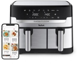 Tefal, Frytkownica beztłuszczowa Tefal DualEasy Fry&Grill