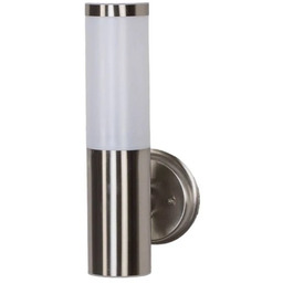 Lindby - Kristof Ścienna Lampa Ogrodowa Stainless Steel