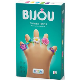 HEY CLAY Masa plastyczna Bijou Pierścionki kwiaty HCL31001CEE