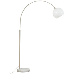 Lampa Podłogowe Lindby, Alverton, biały, salon, metal, nowoczesny