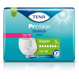 Tena ProSkin Stretch Day Pieluchomajtki elastyczne Super L,