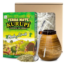 Paragwajski Zestaw Prezentowy: Yerba Mate Kurupi i Akcesoria