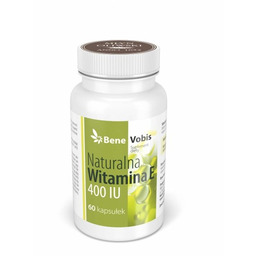 Witamina E Naturalna 400 IU - 60 kapsułek