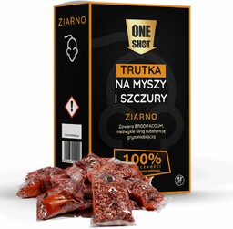 One Shot Trutka Na Gryzonie Zatrute Ziarno 1kg