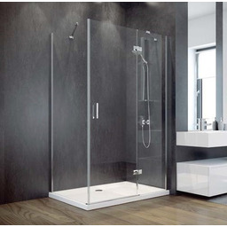 Besco Viva kabina prostokątna prawa 120x80x195cm przejrzyste VPP-128-195C