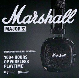 Słuchawki bezprzewodowe nauszne Marshall Major V Bluetooth czarne