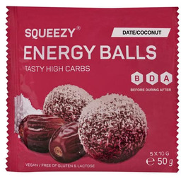 SQUEEZY Energetyczne kulki mocy ENERGY BALLS 50 g