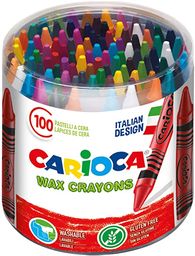 Carioca Woskowe kredki, kredki woskowe dla dzieci, zmywalne,
