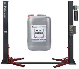 Podnośnik Dwukolumnowy Automatyczny Samochodowy 230V 4T REDATS L-220F