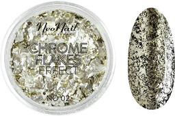 NeoNail Chrome Flakes Effect, pyłek nr 02, ref.
