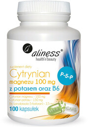 ALINESS Cytrynian Magnezu 100mg Z Potasem Oraz B6