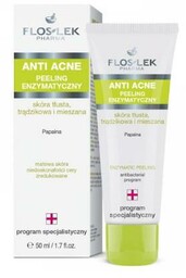 FLOS-LEK Anti Acne Peeling Enzymatyczny do twarzy skóra