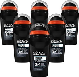 L''Oréal Men Expert Carbon Protection Antyperspirant, 6 x