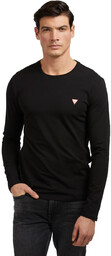 Guess Męski T-Shirt Z Długim Rękawem Czarny L