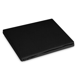 Eurofirany Prześcieradło z gumką 100x200 Basic czarne jednobarwne