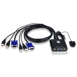 ATEN KVM 2/1 CS-22U USB (remote control, cables