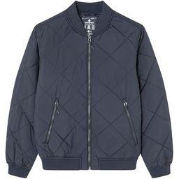 SPRINGFIELD Husky męska pikowana kurtka bomberka, Ciemnoniebieski, XL