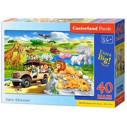 Układanki Logiczne Castorland Ciekawe Puzzle Maxi 40 Elementów