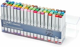 COPIC Classic Marker Set 72 "C", profesjonalne markery