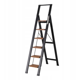 Drabina domowa 6 stopniowa aluminiowa składana Slim Space