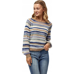 PEPPERCORN SWETER DAMSKI PASKI LUZNY OKRAGLY DEKOLT