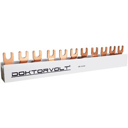 4-fazowa 11-modułowa Szyna łączeniowa PS/G 16mm2 100A Doktorvolt