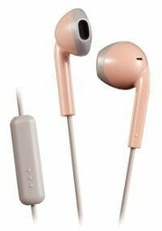 Słuchawki JVC HAF-19MPTE (douszne, z mikrofonem, różowe)