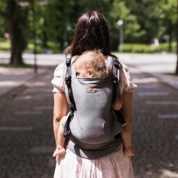 Nosidełko Zaffiro - BabyGrow Roma: Grey-Regulowane