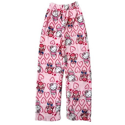 Spodnie Piżama Hello Kitty Spiderman Pluszowe różowe