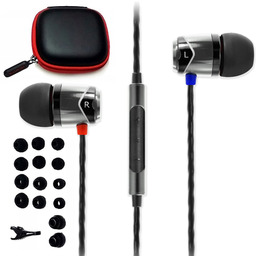 SoundMagic E10C - Słuchawki dokanałowe z pilotem