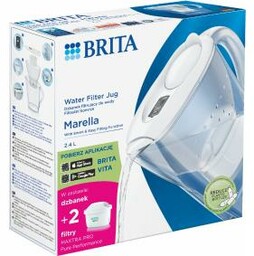 Brita Marella 2,4l 2 wkłady Biały Dzbanek filtrujący