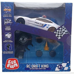 SAMOCHÓD ZDALNIE STEROWANY ELEFUN RADIOWÓZ POLICJA RC DRIFT