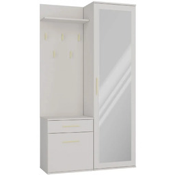 Edinos Kaszmirowa garderoba z szafą i wieszakiem