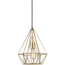 Industrialna lampa wisząca złoty drut - Carcass