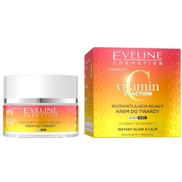 EVELINE Vitamin C 3xAction Rozświetlająco - Kojący Krem